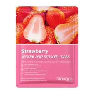 Bioaqua Strawberry Tender and Smooth Sheet Mask - 25g